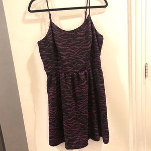 Fun purple animal print dress
